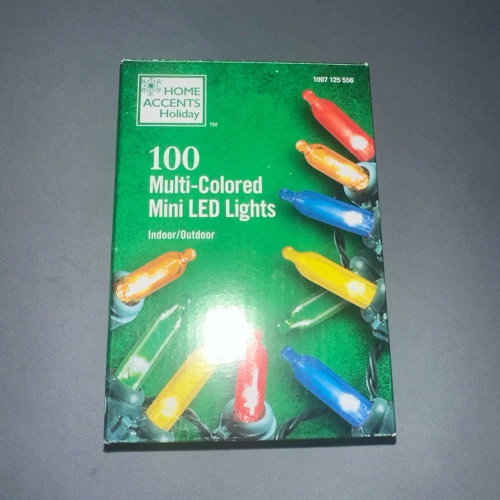 Multi-Colored LED Lights 100 Count Home Accents